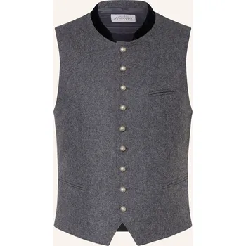 Pánská vesta Grasegger Pánská Krojová Vesta Aurach Slim Fit, tmavě šedá /...