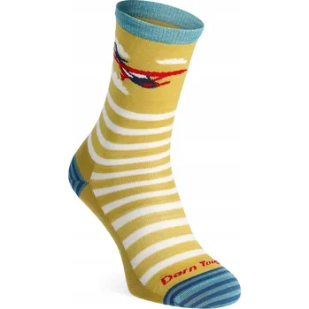 Dámské ponožky Ponožky merino dámské Darn Tough Animal Haus Crew LW - buttercup 35-37,5