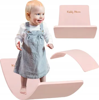 Dřevěná hračka Balanční deska růžová BALANCE BOARD pro děti