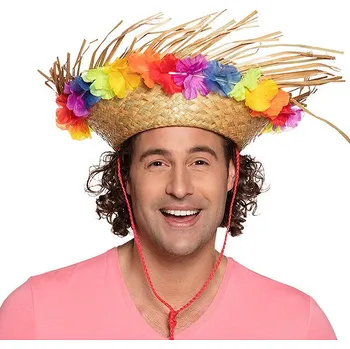 Boland Plážový slamák s havajskými květy