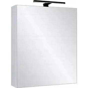 Koupelnový nábytek Zrcadlová skříňka Ticino 50 ZS LED-B s osvětlením Any LED 30 B, černá