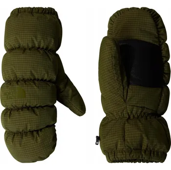 Rukavice Péřové rukavice The North Face Montana Puffer Mittens - olivově zelená L
