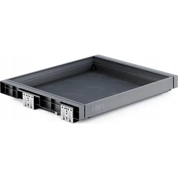 Šatní skříň Výsuvná šatní tyč antracit ATM SYMPHONY, nastavitelná 5 cm, délka 600 mm