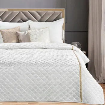 Přehoz na lůžko Přehoz na postel Eurofirany polyester 220 cm x 240 cm bílý