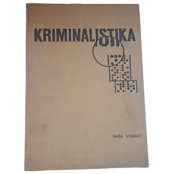 Kriminalistika učebnice pro právnické fakulty - ANTIKVARIÁT ( Ján Pješčak)