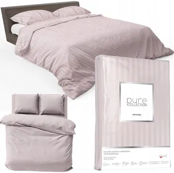 Povlečení Sada povlečení Deco4Home růžová satén 200x220 cm 70x80 cm 3 dílná