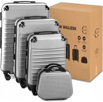 Sada cestovních kufrů – velký, střední, malý, kabinový – na kolečkách 4v1