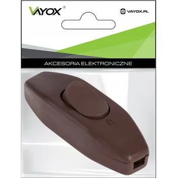 vypínač Jednopólový vypínač Klasik Lamex, odstíny hnědé LX3089BR