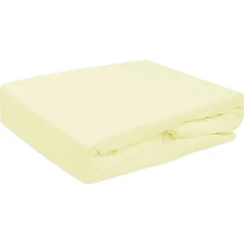 Prostěradlo Froté prostěradlo s gumou 60x120 cm, krémové