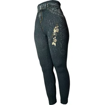 Dámské legíny Dámské bambusové legíny černé DH988-7 Velikost: XXL/3XL