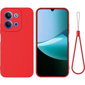 Pouzdro na tablet VSECHNONAMOBIL 124998 RUBBER Ochranný obal pro POCO C85 červený