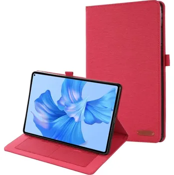 Pouzdro na tablet VSECHNONAMOBIL 86681 FABRIC Zaklápěcí kryt pro Xiaomi Redmi Pad SE 8.7 červený