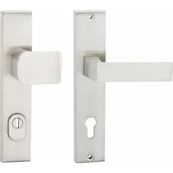 Dveřní kování Ochranné kování C201 vložka 90 klika oboustranná + madlo ONS překrytí