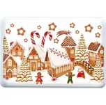 Toro Servírovací podnos Perníková vesnička 40,4 x 27,2 x 2,4 cm 1 ks