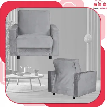 Křeslo Rozkládací křeslo Family Meble šedé