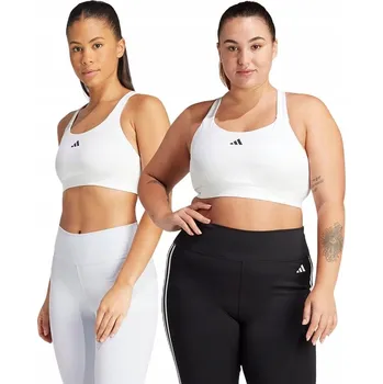 Podprsenka Sportovní podprsenka adidas trénink fitness Bílá IT6682 XL