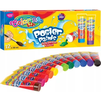 Výtvarná barva Plakátové barvy Colorino 12 ks x 30 ml