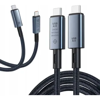Datový kabel Kabel Vega USB typ C - USB typ C 1 m černý