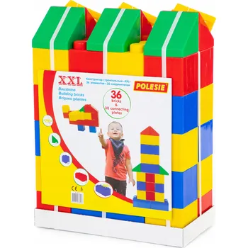 ostatní stavebnice Stavební Stavebnice Polesie XXL 68026 , 36 dílků