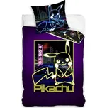 Svítící povlečení Pokémon Pikachu Neonová Show