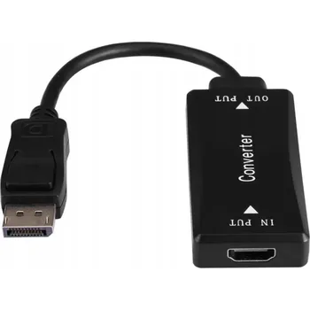 Video kabel Převodník HDMI na DisplayPort Adaptér DP 4K 30Hz
