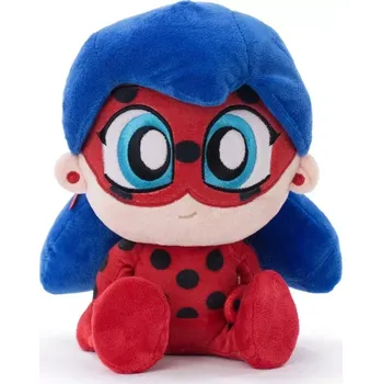 plyšák Kouzelná Beruška - plyšová postavička z pohádky Kouzelná Beruška a Černý Kocour (Ladybug - Miraculous Ladybug & Cat Noir - 24 cm)