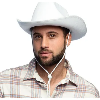 Karnevalový doplněk Kovbojský klobouk Boland 04072 bílý