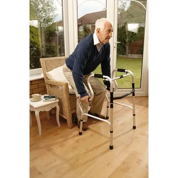 Chodítko pro seniory Skládací chodítko s dvojitými madly