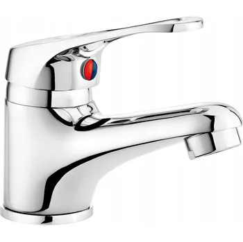 Vodovodní baterie Stojánková umyvadlová baterie Deante Neo Lobo stříbrná