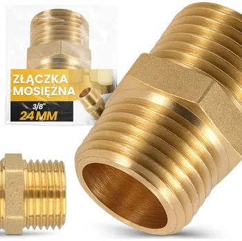 Fitinka Mosazná spojka vsuvka 3/8'' VNĚJŠÍ ZÁVIT mosaz pro vodovodní potrubí
