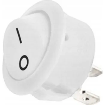 vypínač Kolébkový spínač LED 12-24V bílý