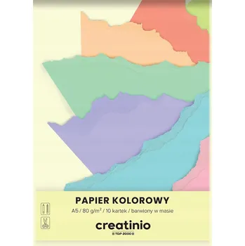 Kancelářský papír Barevný papír A5 TOP-2000 10 listů 80 g/m2