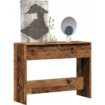 Konferenční stolek Konzolový stolek, staré dřevo, 100x35x76,5 cm