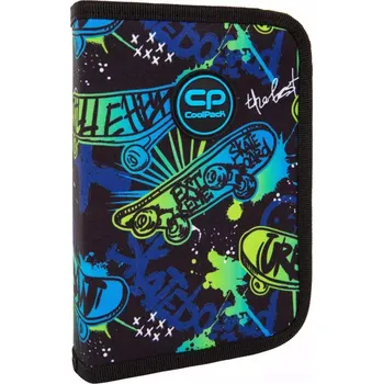 Penál Jednopatrový penál bez vybavení Coolpack Clipper Skate Night