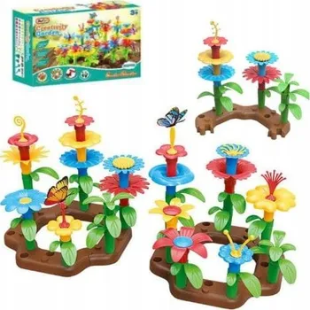 ostatní stavebnice KREATIVNÍ SADA STAVEBNICE ZAHRADA KVĚTINY