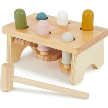 Dřevěná hračka Bieco - Zatloukačka s kladívkem