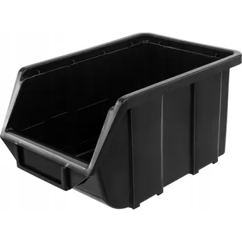 Úložný box Úložný box Ecobox, plastový, černý, 250x160x130 mm