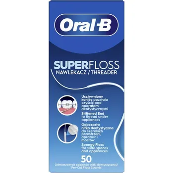Zubní nit Oral-B Superfloss zubní nit 50 ks