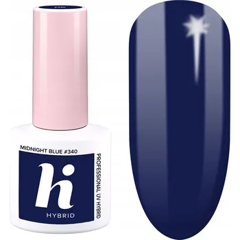 Přípravek na nehty Hybridní lak barevný lak hi hybrid Modrá 5 ml