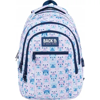 Školní batoh Vícekomorový Školní batoh Back Up bílý, modrý, růžový, vícebarevný 26 l