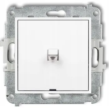 vypínač Jednopólový vypínač pod omítku Karlik bílý MWPUS-1