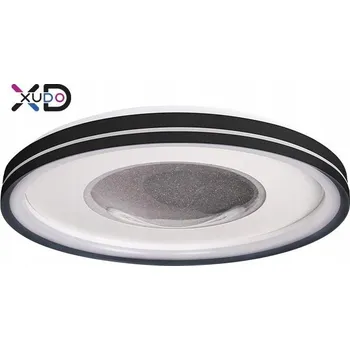 LED Stropní Svítidlo 3CCT 68W 48cm černá dálkový ovladač