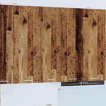 Příborník do zásuvky vidaXL Závěsná skříňka Staré dřevo 30 x 31 x 100 cm kompozitní dřevo