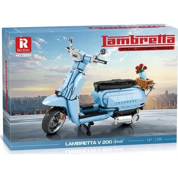 ostatní stavebnice Stavebnice - Lambretta V200 Modrá (11037)