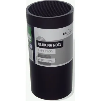 Stojan na nože Stojan nože Smukee 22 cm černý plast