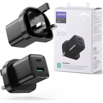 RYCHLÁ NABÍJEČKA USB-C USB 20W PD QC 3.0 2 PORTY JOYROOM SÍŤOVÁ NABÍJEČKA