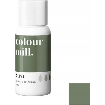 Potravinářské barvivo Olejová barva Colour Mill, tmavě olivová, 20 ml