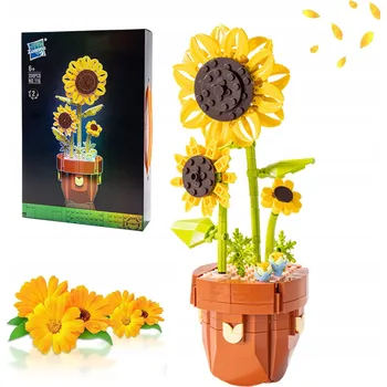 ostatní stavebnice STAVEBNÍ STAVEBNICE květ slunečnice K ARÁŽI DÁREK