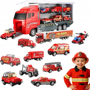 autíčko Velké hasičské auto s vodou, interaktivní výukový vůz hasičů