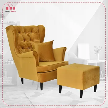 Křeslo Křeslo ušák Family Meble zlaté